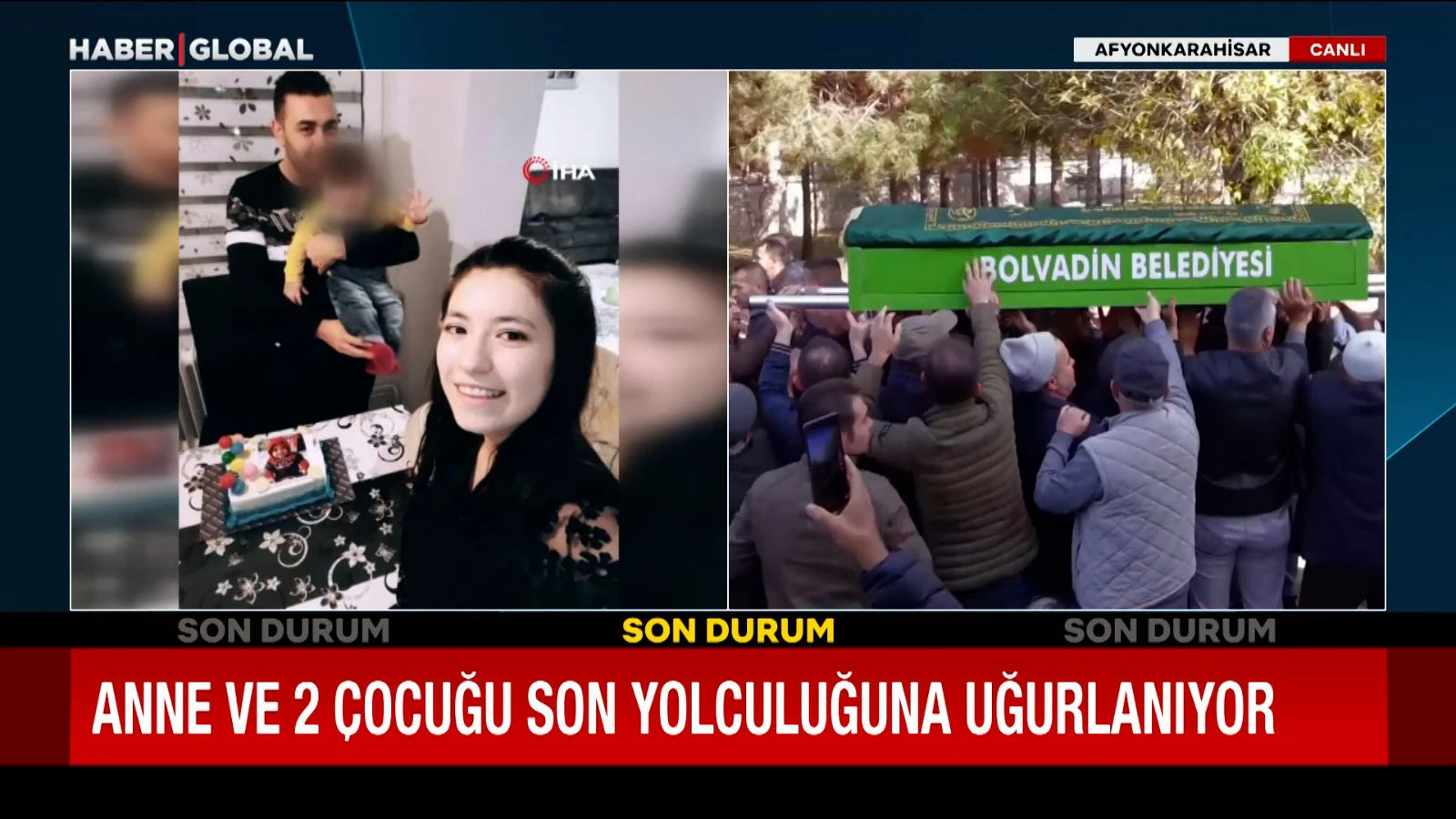 Zehirlenerek hayatını kaybeden aile son yolculuğuna uğurlanıyor