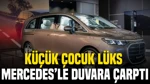 Fuarda Akılalmaz Kaza: Küçük Çocuk Lüks Mercedes'le Duvara Çarptı
