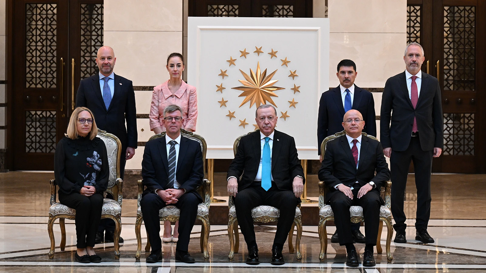 Cumhurbaşkanı Erdoğan, 4 ülkenin büyükelçisini kabul etti