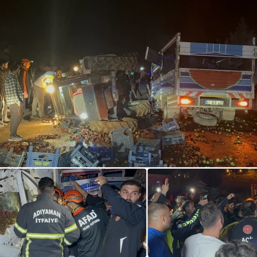 Ölümle Biten Çarpışma: Adıyaman'da Kamyonet İle Traktör Çarpıştı, Acı Haber Geldi