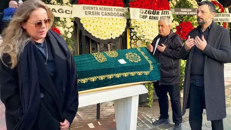 Mehmet Erdem'den babasına son görev... 8 aylık hamile eşi Vildan Atasever yalnız bırakmadı