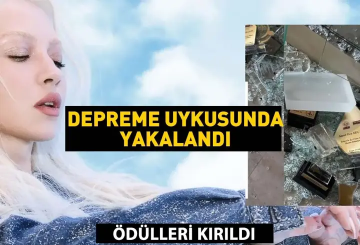 Ece Seçkin'den deprem paylaşımı! Ödülleri tuzla buz oldu!