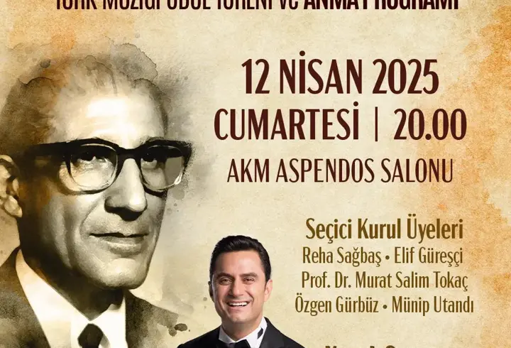 İsmail Baha Sürelsan, ödül töreni ve konser ile anılacak