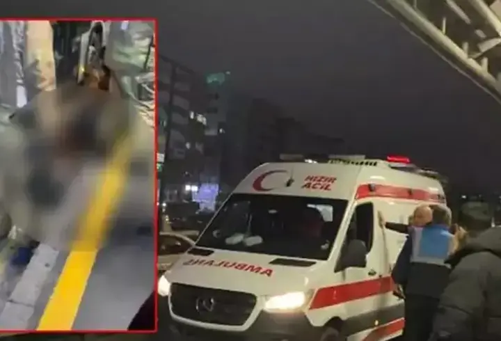 Bahçelievler’de dehşet anları! Metrobüs bir kişinin üzerinden geçti