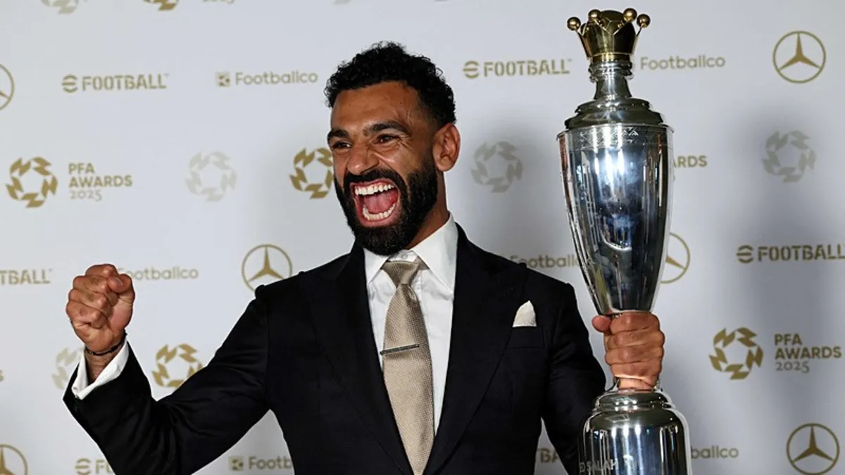 İngiltere Premier Lig'de yılın futbolcusu Muhammed Salah!