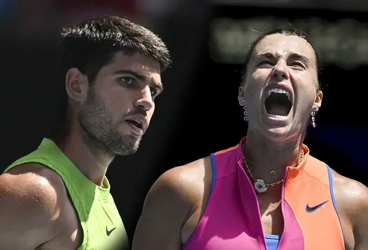 Avustralya Açık'ta Alcaraz ve Sabalenka çeyrek final biletini aldı