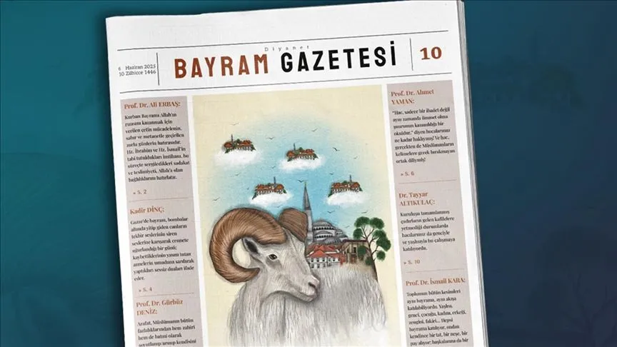 Diyanet Bayram Gazetesi'nin 10'uncu sayısı çıktı
