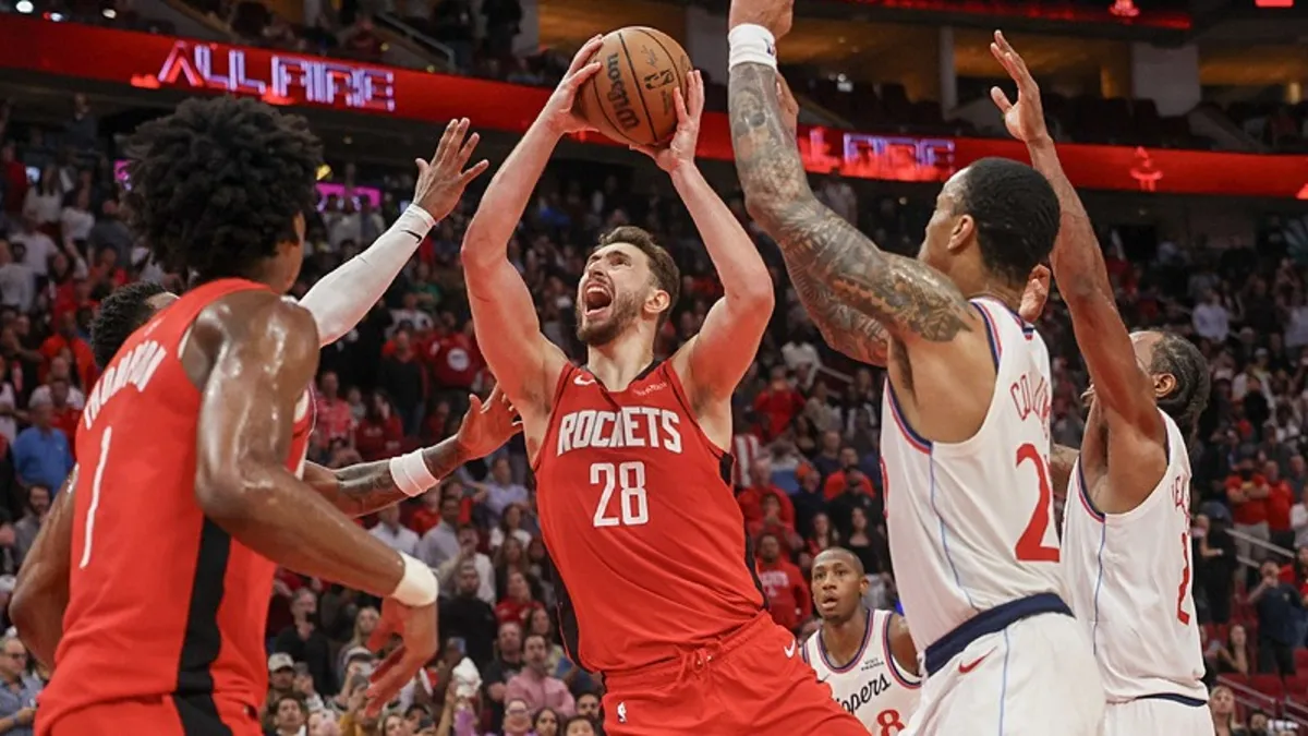 Alperen Şengün'lü Houston Rockets evinde Los Angeles Clippers'a yenildi