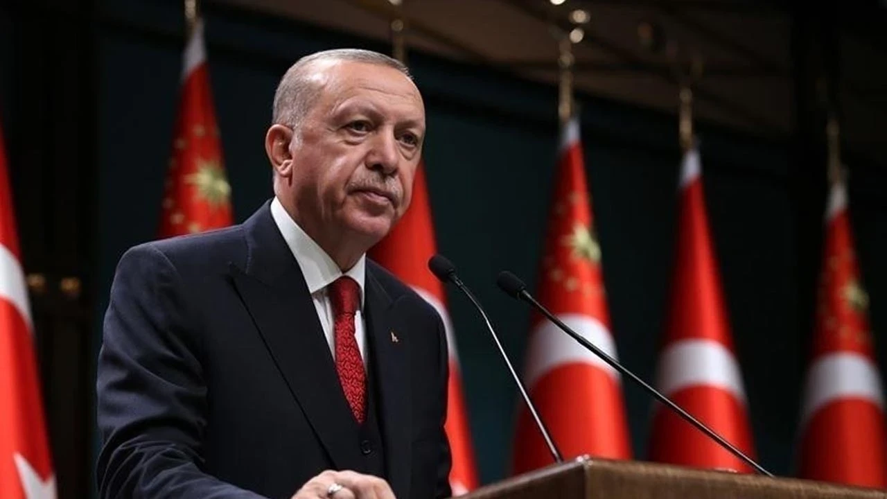 Cumhurbaşkanı Erdoğan, şehit Süleyman Yılmaz'ın eşiyle görüştü