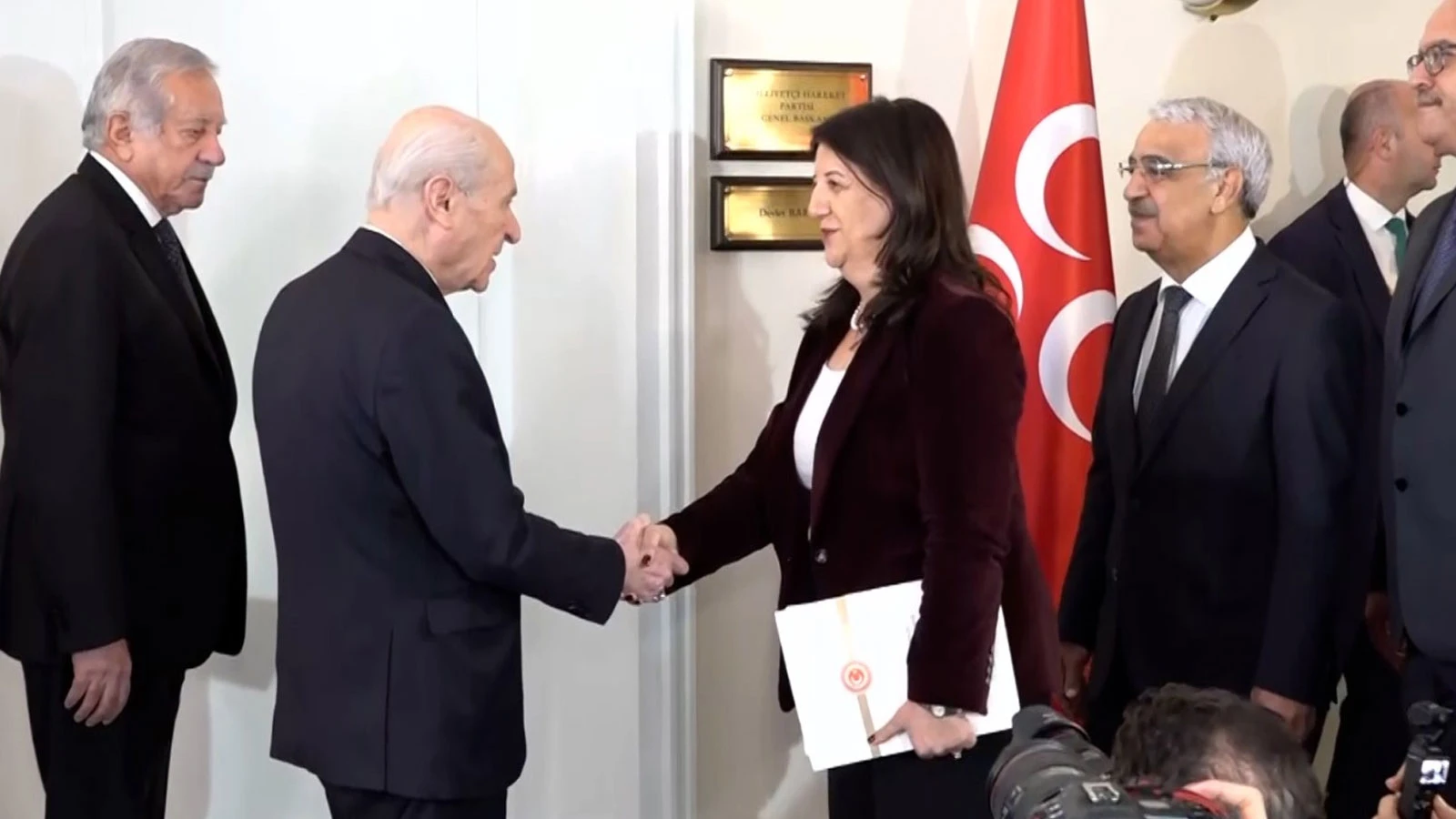 MHP lideri Bahçeli ile DEM Parti heyeti bir araya geldi