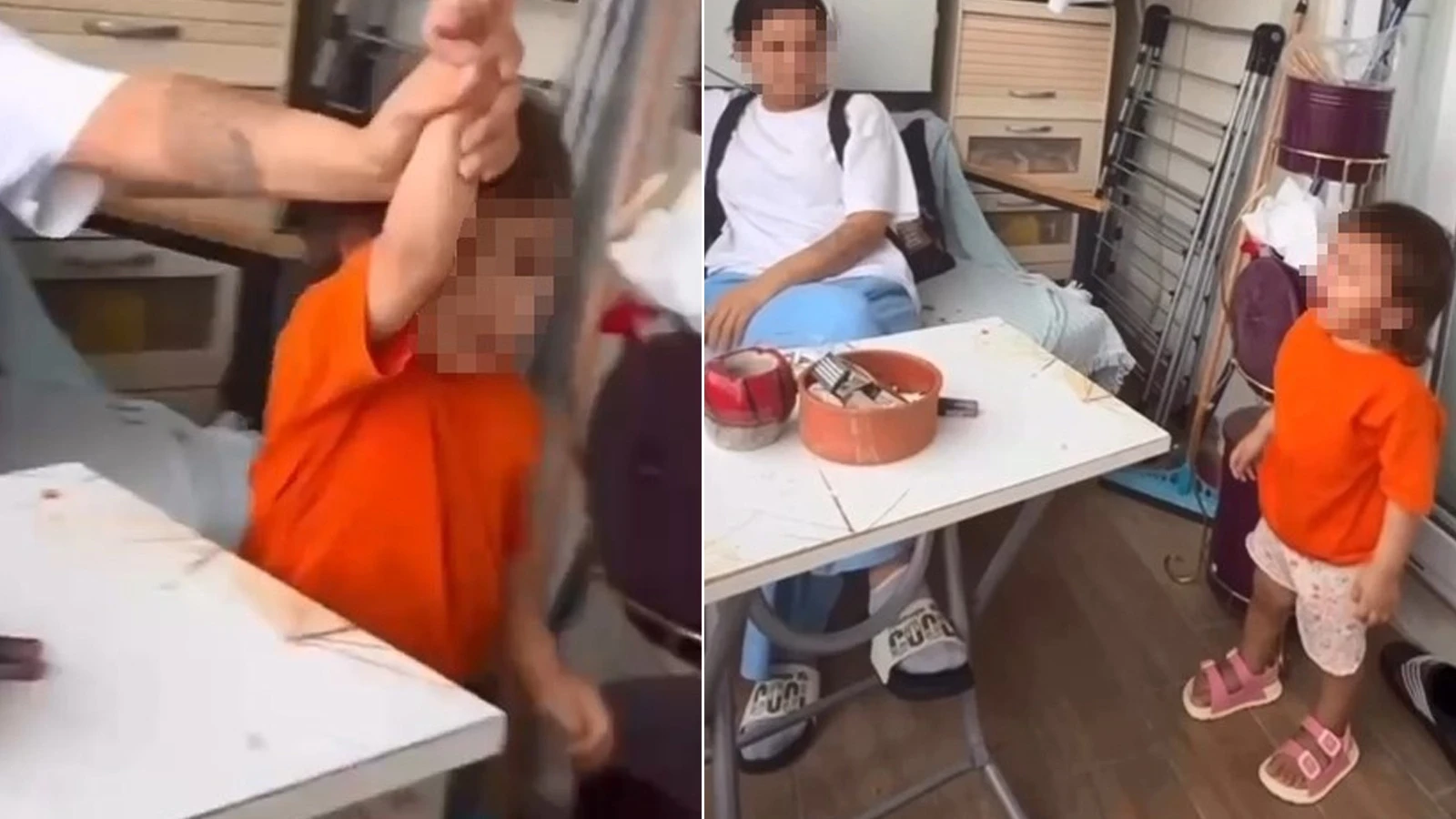 Mersin'de bir annenin çocuğuna muamelesi tepki çekti! "İstemiyorum seni"