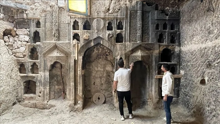 Nevşehir'de temizlenen odunluğun 6 asırlık ibadethane olduğu ortaya çıktı