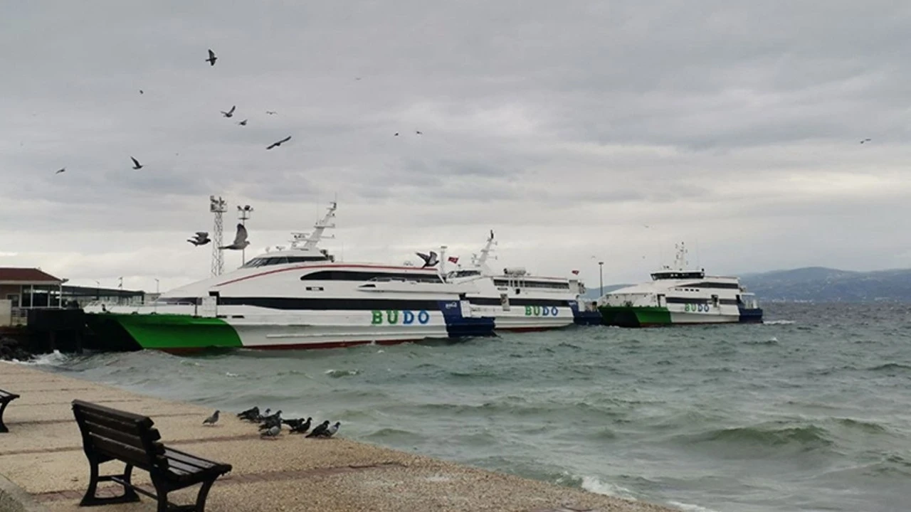 Olumsuz hava deniz ulaşımını vurdu: BUDO ve İDO seferleri iptal