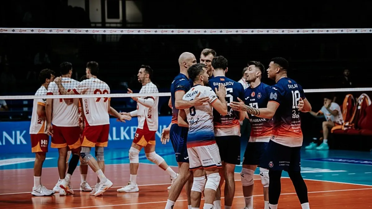 Halkbank Sahasında Galatasaray'ı Yendi