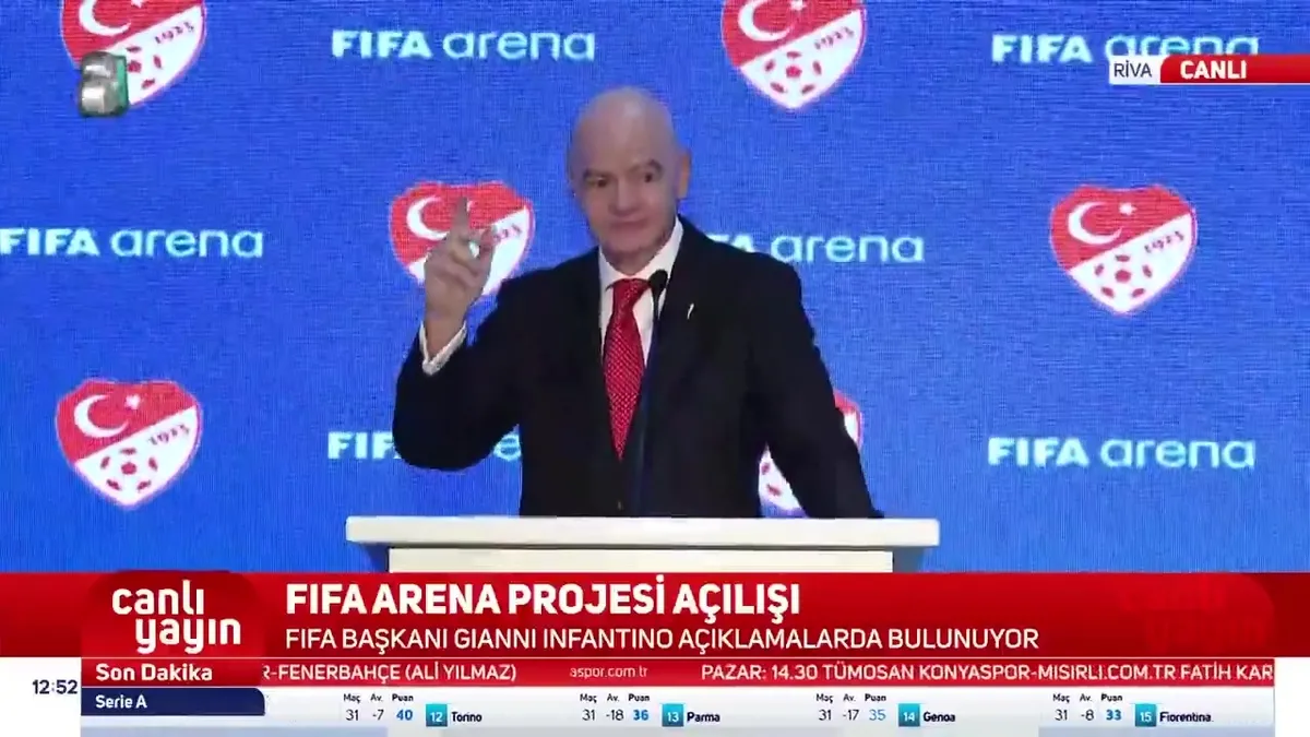 Gianni Infantino'dan, "Türkiye" tezahüratı!