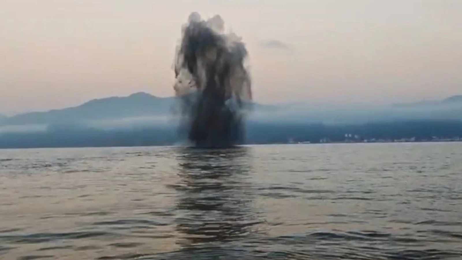 Balıkçıların bulduğu insansız deniz aracı imha edildi