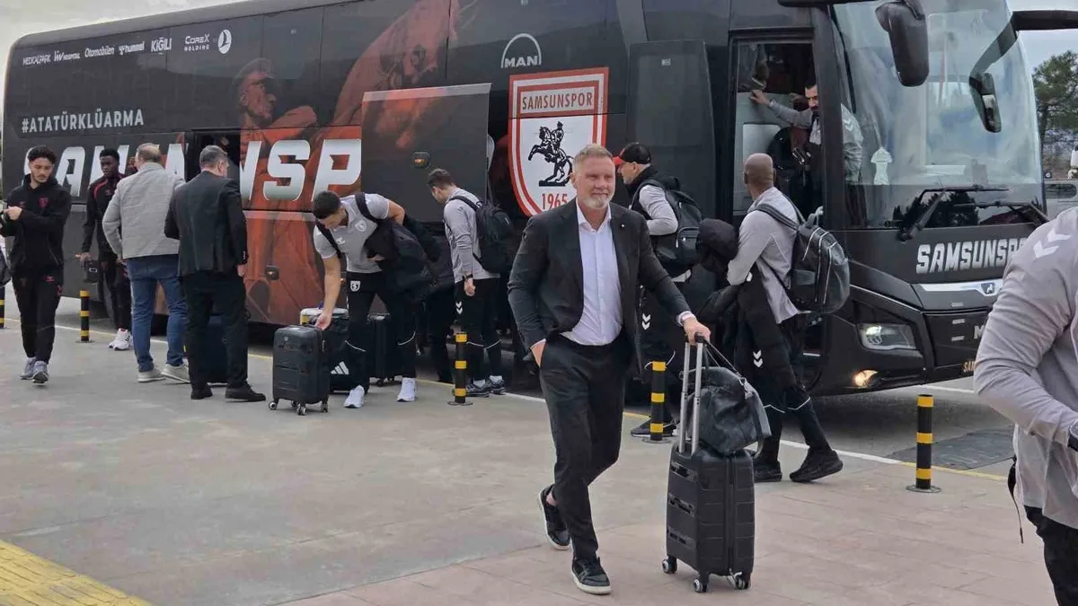 Samsunspor, Shkendija maçı için Kuzey Makedonya'da!