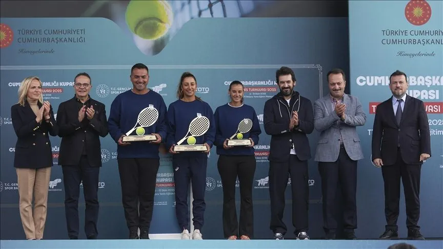 Cumhurbaşkanlığı Kupası Tenis Turnuvası sona erdi