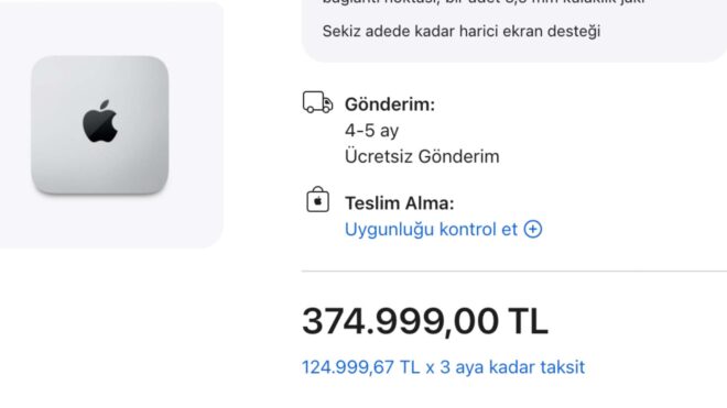 Mac mini ve Mac Studio’nun gönderim süreleri, RAM krizine bağlı olarak oldukça uzadı