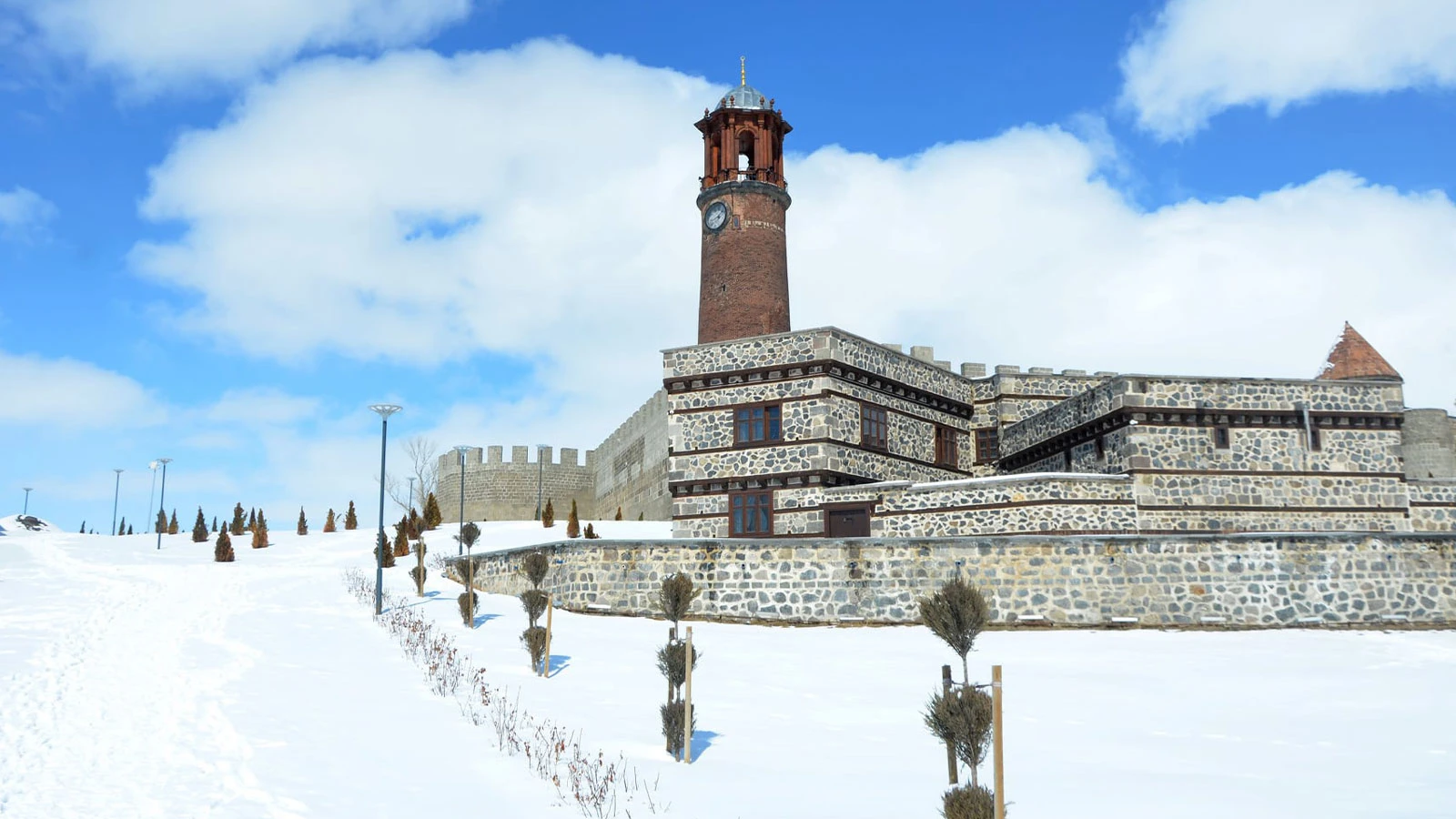 Erzurum için kuvvetli kar yağışı uyarısı