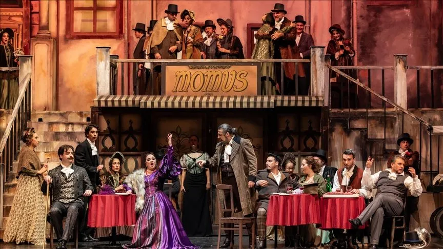 "La Boheme" eserinin prömiyeri yarın AKM'de gerçekleştirilecek