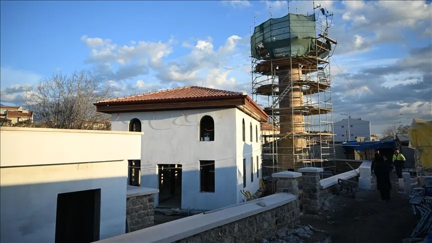 Edirne'de Şeyh Şüceaddin Camisi'nin restorasyonunda sona gelindi