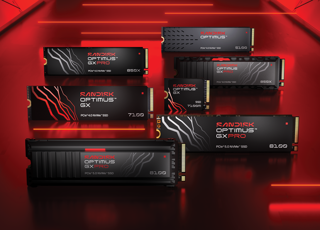 WD Black ve Blue Tarih Oldu! İşte SANDISK Optimus SSD Serisi!