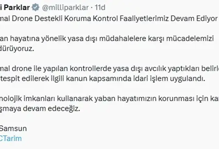 Yasa dışı avcılık yapan 13 kişiye idari işlem