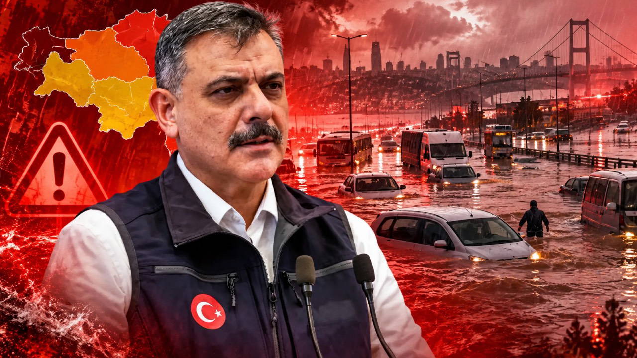Son Dakika... İstanbul Dahil 5 İl İçin Turuncu Kod: Bakan Çiftçi, 'Tehlike Geçmiş Değil' Diyerek Uyardı!