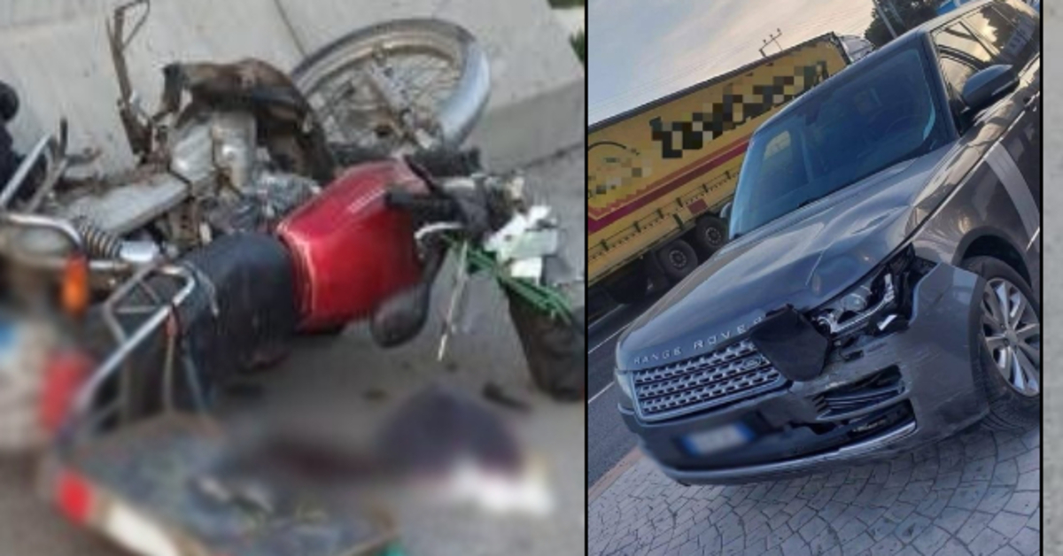 Motosiklet ile cipin çarpıştığı kaza kamerada: 2 ölü