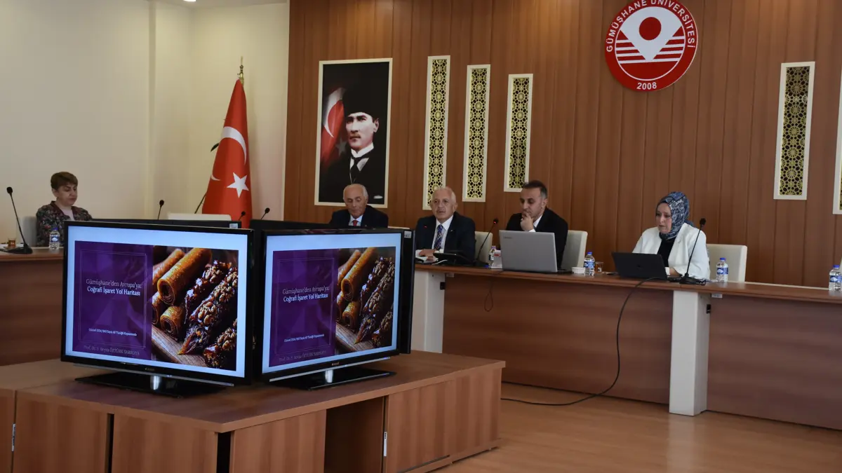 Gümüşhane'de Coğrafi İşaretli Ürünler Toplantısı Düzenlendi