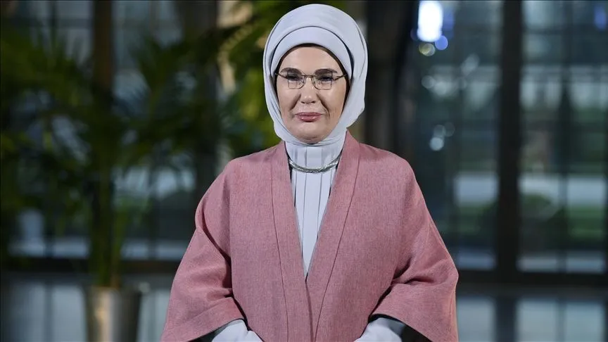 Emine Erdoğan, Sierra Leone'deki kadın ve kız çocuklarına ilişkin programa video mesaj gönderdi