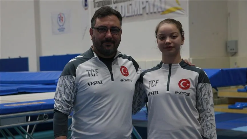 Cimnastikte "ilki" başaran genç milli sporcu hedef büyüttü