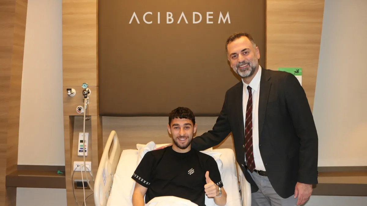 Beşiktaş'ta Kartal Kayra Yılmaz ameliyat edildi