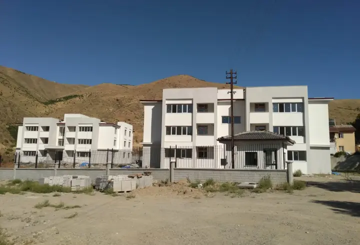 Keban'da emniyet lojmanlarının inşa çalışmaları sürüyor 