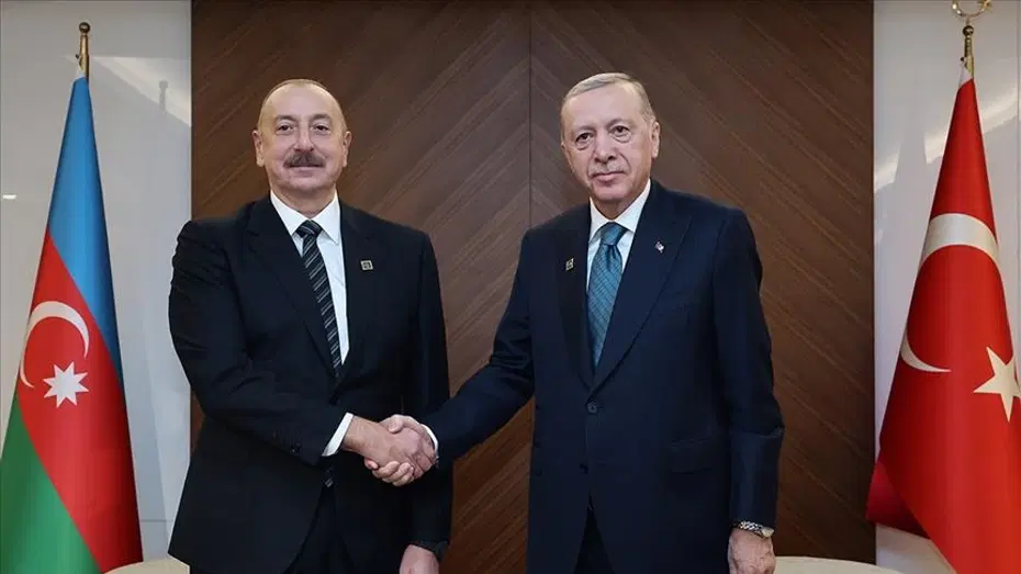 Cumhurbaşkanı Erdoğan, Azerbaycan Cumhurbaşkanı Aliyev ile görüştü