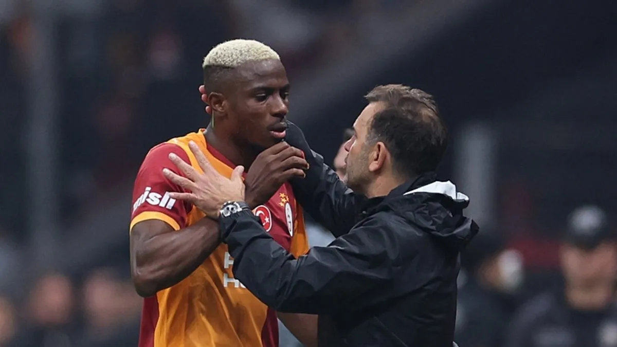 Galatasaray'da Okan Buruk'tan Victor Osimhen açıklaması!
