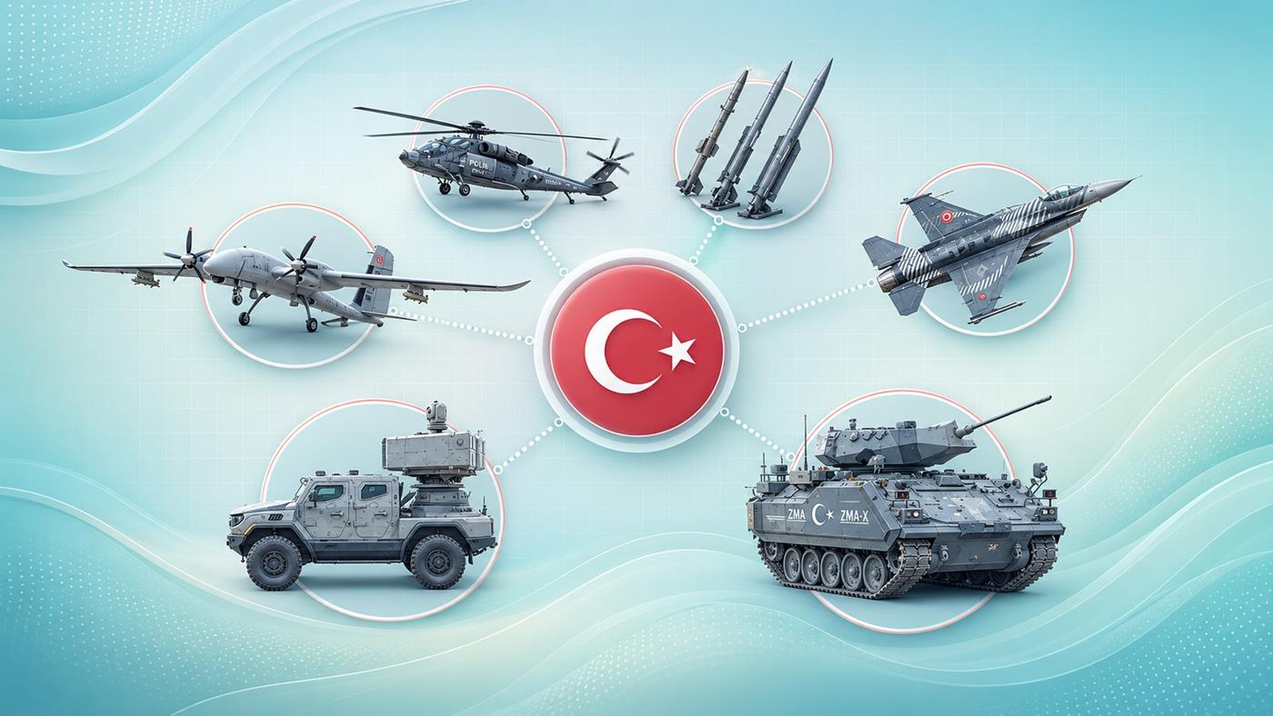 Savunmanın ilk 5 aydaki ihracatı 3,86 milyar dolar oldu