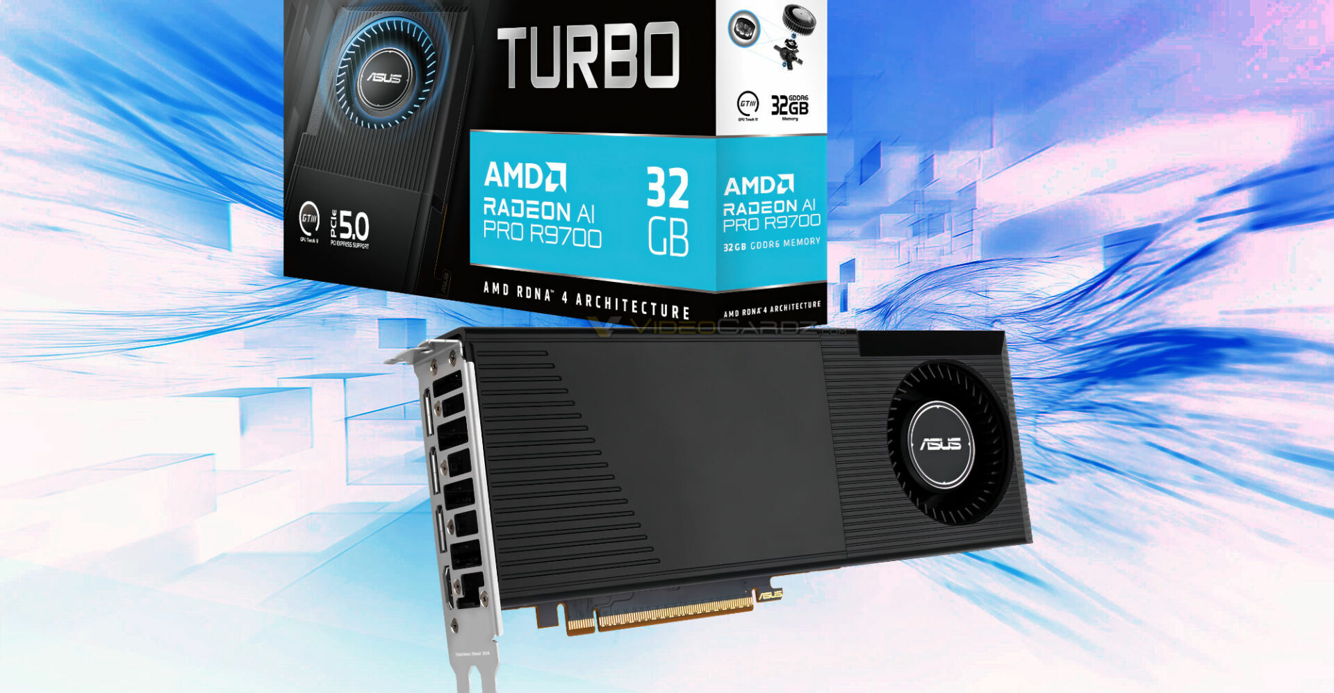 ASUS Turbo Radeon AI Pro R9700 32GB ekran kartı tanıtıldı