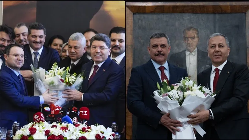 Adalet ve İçişleri Bakanlıklarında devir teslim törenleri yapıldı