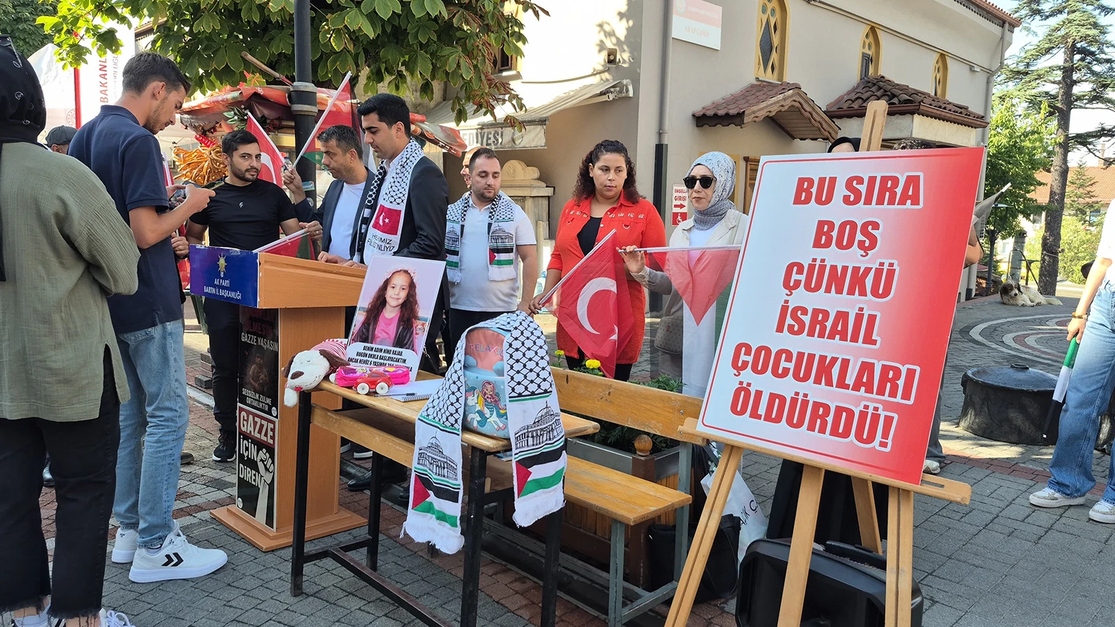 Bartın'dan İsrail'e boş sıra ile Gazze tepkisi