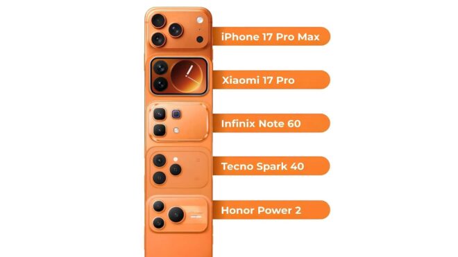 iPhone 17 Pro serisine “özenen” Android modelleri bir araya getirildi