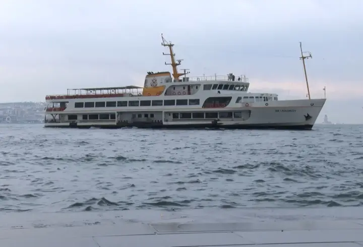 İstanbul'da bazı vapur seferleri iptal edildi