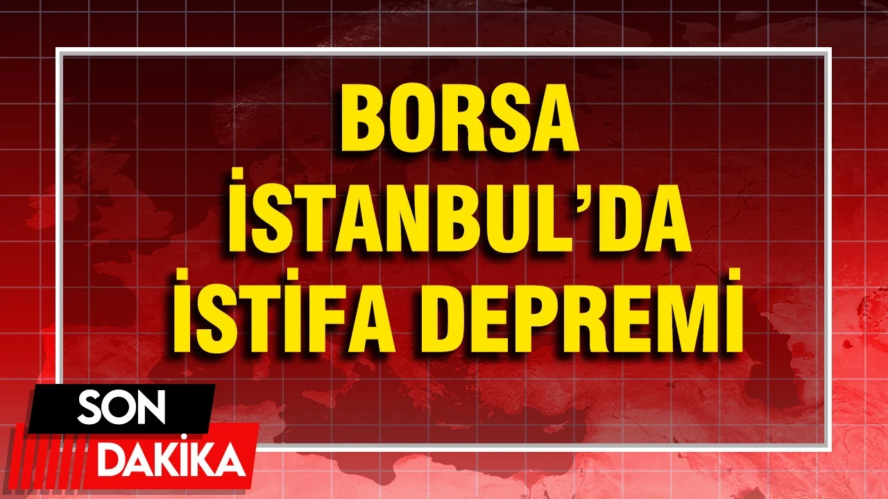 İstifaların Ardında Borsa Düştü
