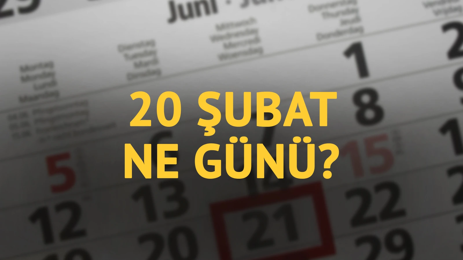 20 Şubat ne günü? 20 Şubat'ın anlam ve önemi ne?