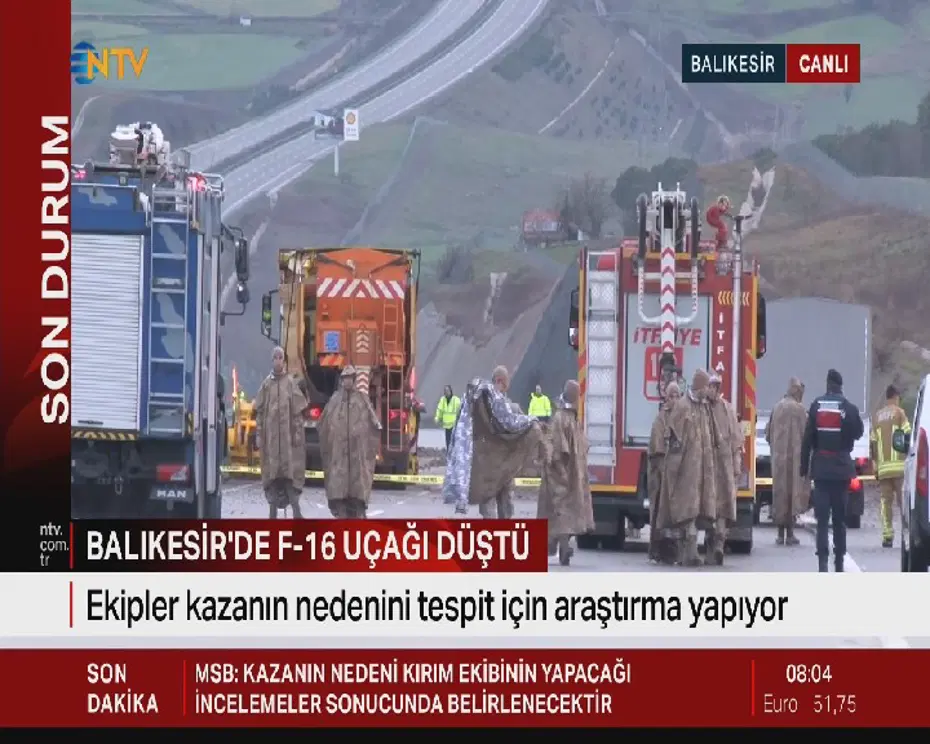 F-16 savaş uçağı düştü, Pilot Binbaşı İbrahim Bolat şehit oldu
