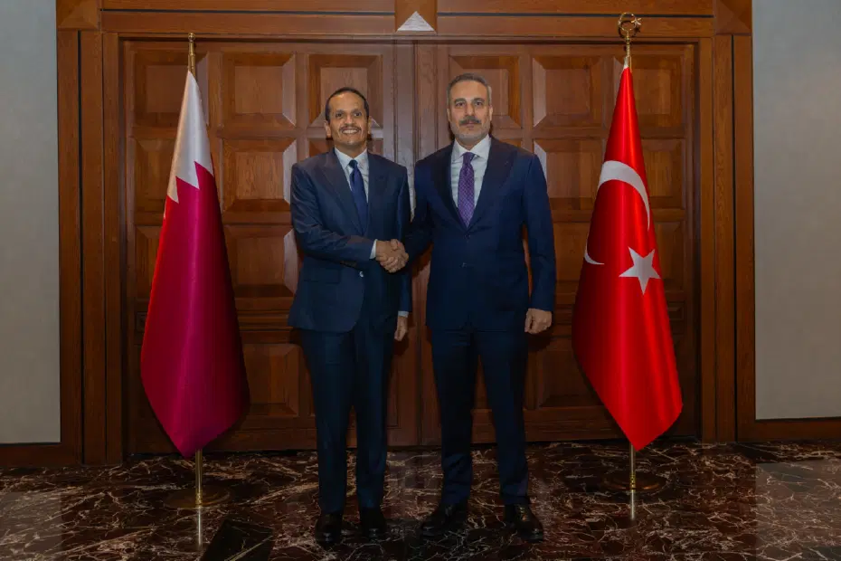 Hakan Fidan, Katarlı mevkidaşı Al Sani ile görüştü
