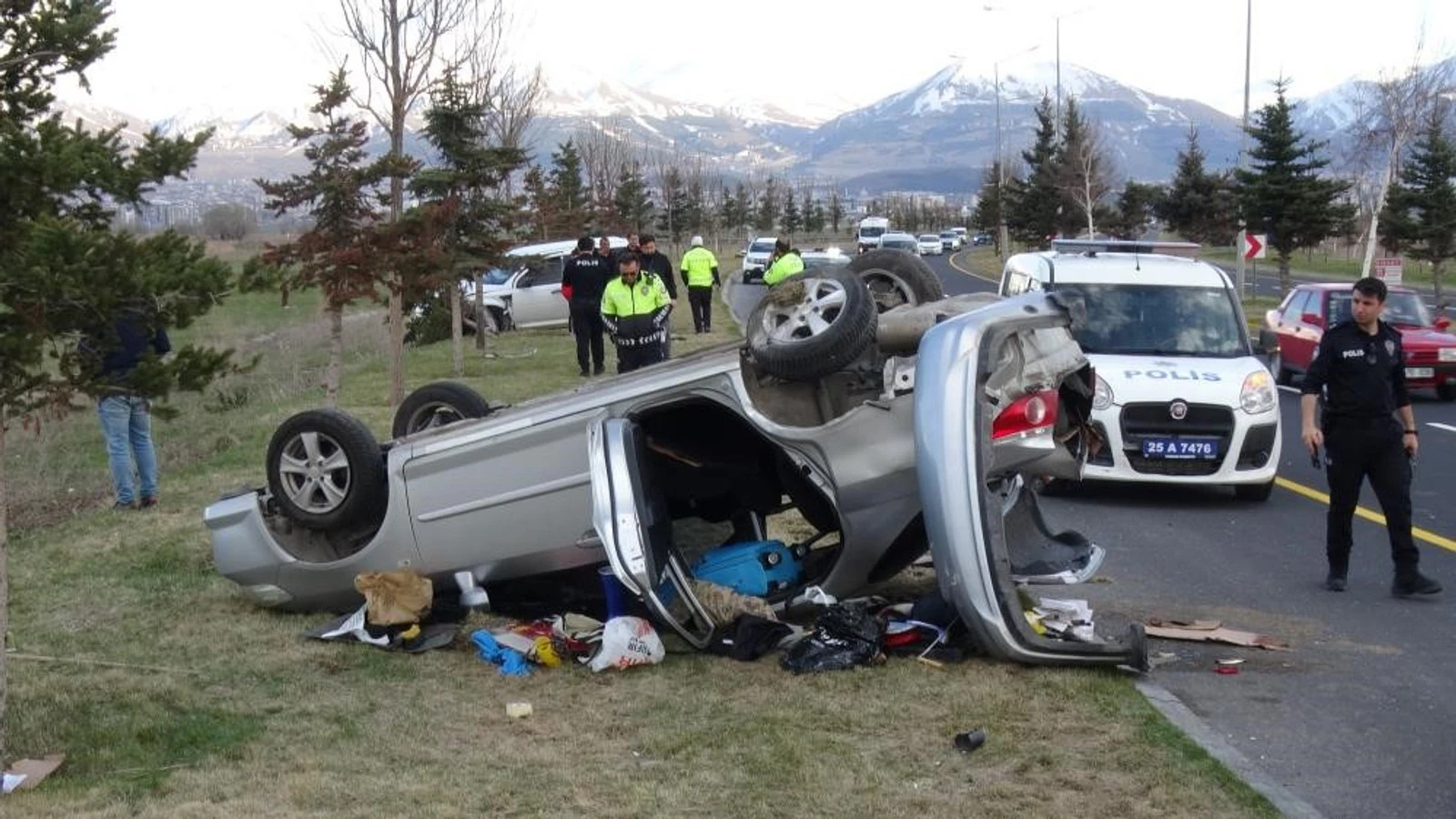 Erzurum kent merkezinde 5 aylık trafik kazası bilançosu
