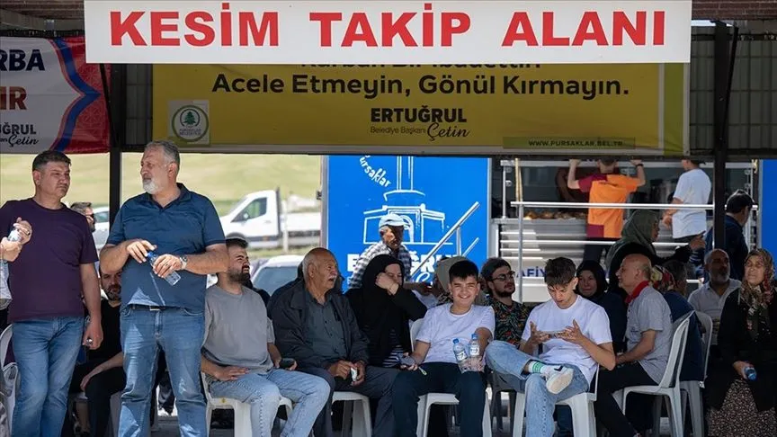 Ankara'da kurban pazarı ve kesimhanelerde yoğunluk yaşanıyor