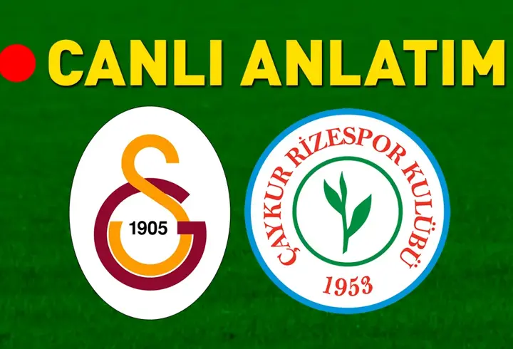 Galatasaray, evinde Çaykur Rizespor'u konuk ediyor! Muhtemel 11'ler...